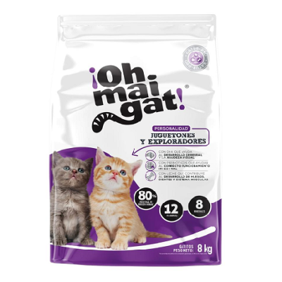 Comida Para Gato Oh Mai Gat Gatitos Juguetones Y Exploradores 